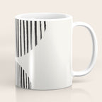 Balancing Stripes NO.1 | Black Coffee Mug Gallery Image 1