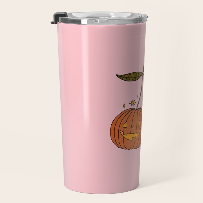 Pumpkin Cherries Travel Mug Gallery Image 3