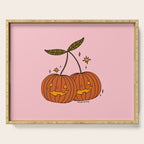 Pumpkin Cherries Serving Tray Gallery Image 1
