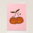 Pumpkin Cherries Stationery Card Gallery Image 2