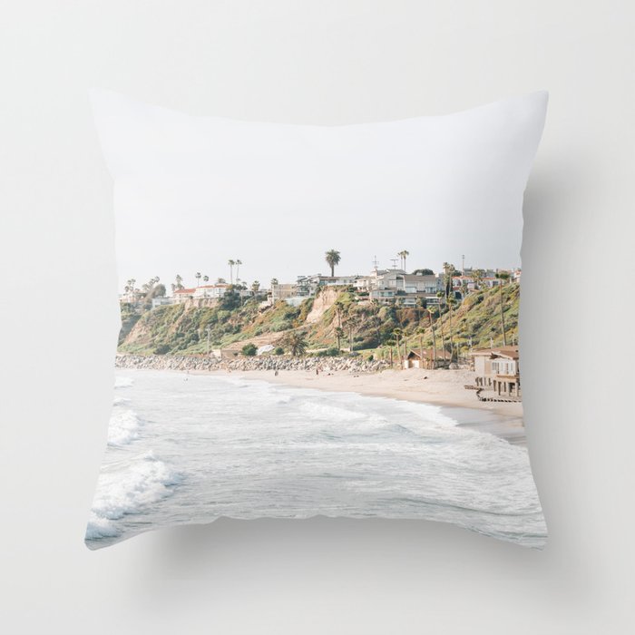 San Clemente Shore 02 Throw Pillow Gallery Image 6