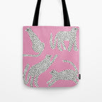 Pink Leopard Tote Bag Gallery Image 1