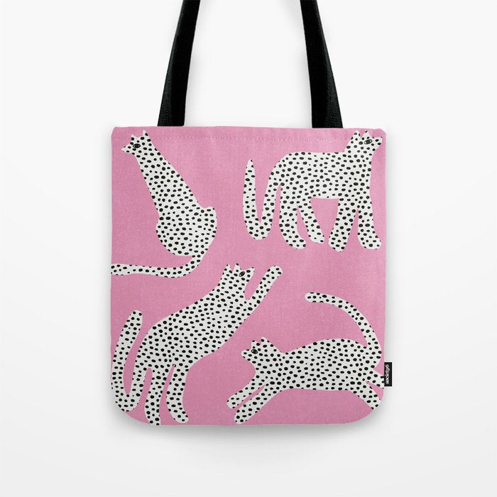 Pink Leopard Tote Bag Gallery Image 1