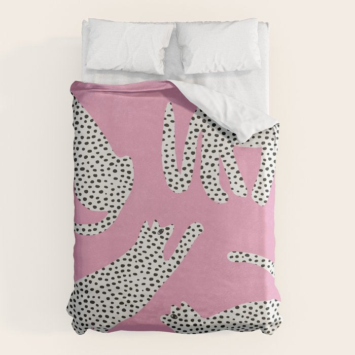 Pink Leopard Duvet Cover Gallery Image 6