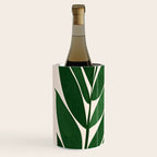 Tropical Forest Sunset / Mid Century Abstract Shapes Wine Chiller Gallery Image 2