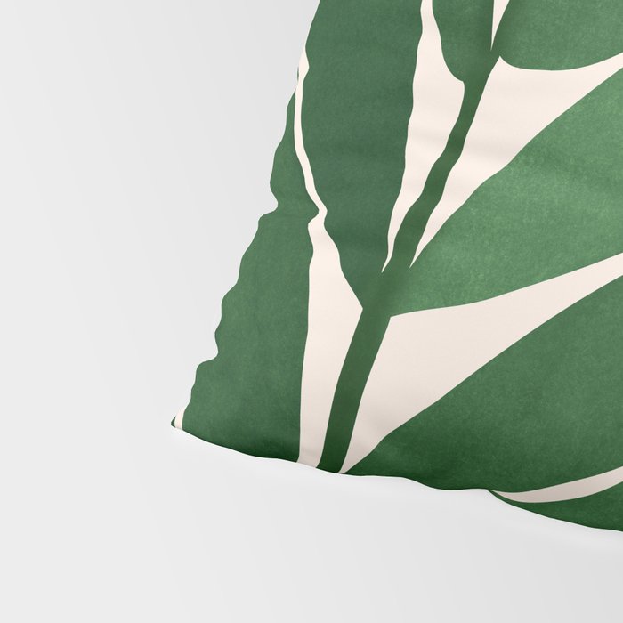 Tropical Forest Sunset / Mid Century Abstract Shapes Pillow Sham Gallery Image 4