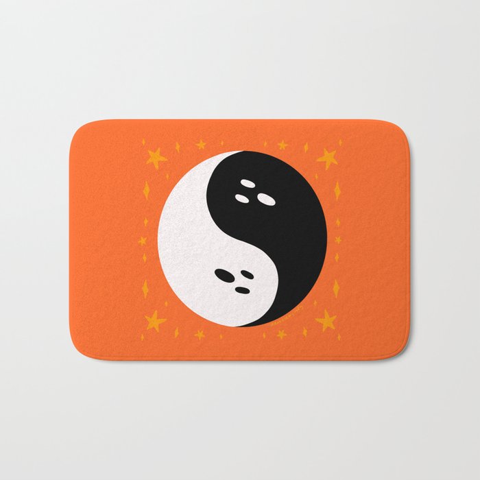 Spooky Yin Yang Bath Mat Gallery Image 1