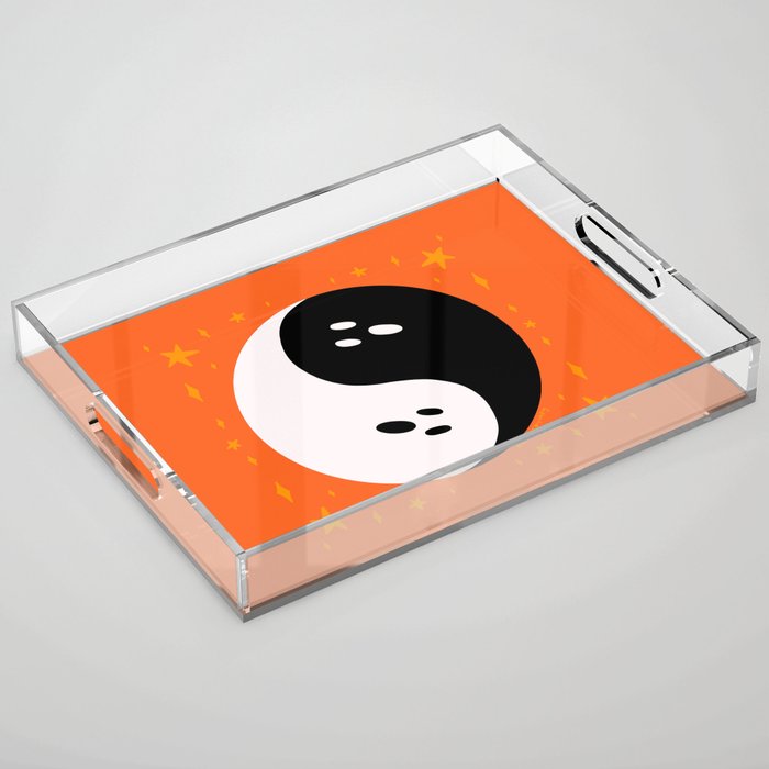 Spooky Yin Yang Acrylic Tray Gallery Image 1