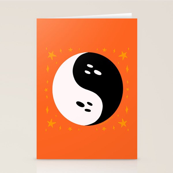 Spooky Yin Yang Stationery Card Gallery Image 2