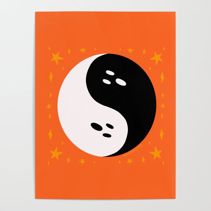 Spooky Yin Yang Poster Gallery Image 1