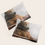 Bear with Rubber Ducky in Vintage Bathtub Pillow Sham Gallery Image 3