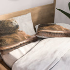 Bear with Rubber Ducky in Vintage Bathtub Pillow Sham Gallery Image 2