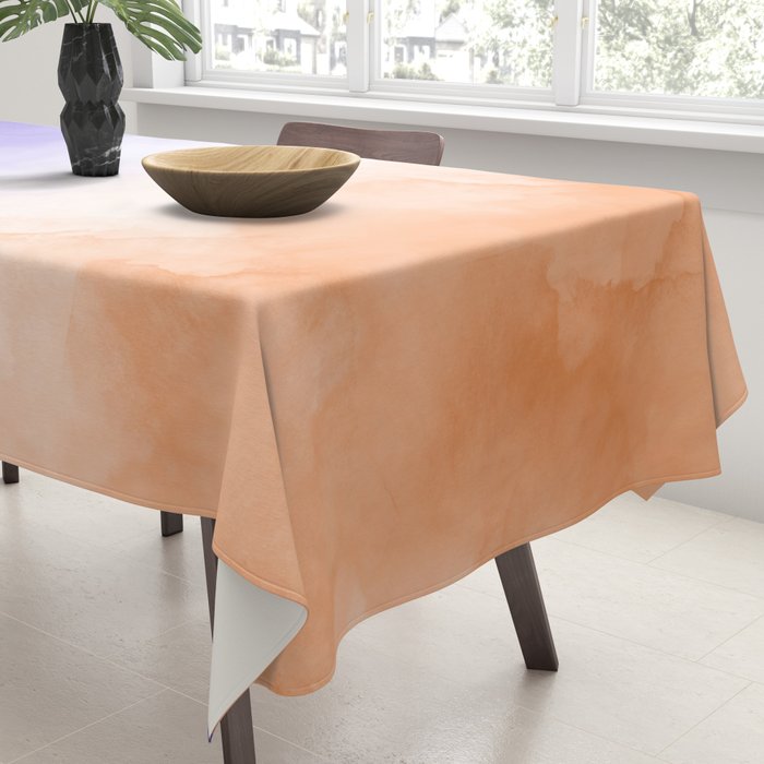 Tie dye lilac peach A Tablecloth Gallery Image 3