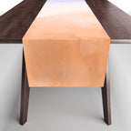 Tie dye lilac peach A Table Runner Gallery Image 1