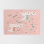 Lovely Llama on Pink Rug Gallery Image 2
