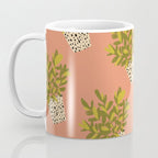 ZZ Plant Art on Terra cotta background Coffee Mug Gallery Image 3