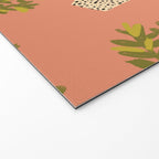 ZZ Plant Art on Terra cotta background Welcome Mat Gallery Image 2