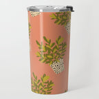 ZZ Plant Art on Terra cotta background Travel Mug Gallery Image 2