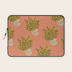 ZZ Plant Art on Terra cotta background Laptop Sleeve Gallery Image 1