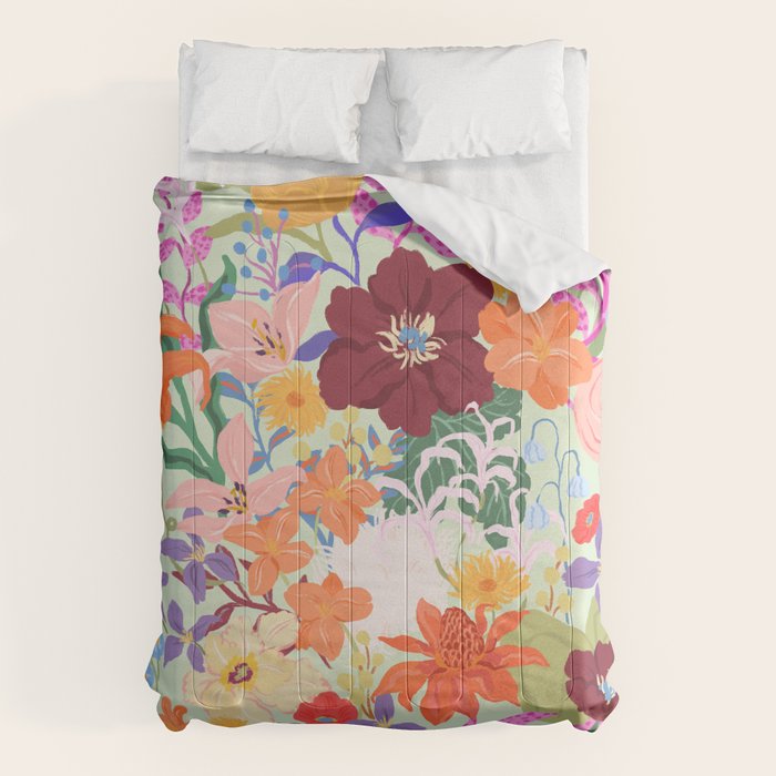 Splendid Flowers Comforter Gallery Image 1