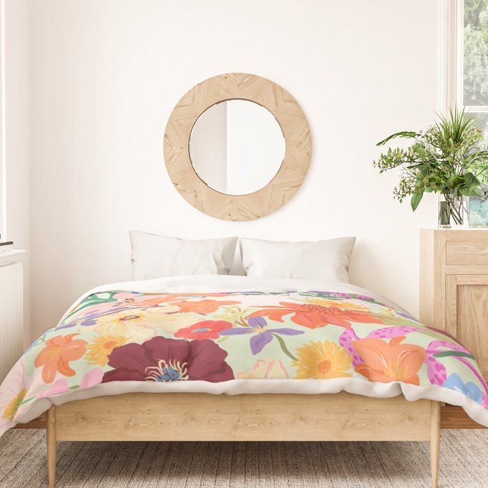 Splendid Flowers Duvet Cover Gallery Image 3