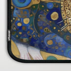 Gustav Klimt Style Mouse with Pink Ears Laptop Sleeve Gallery Image 3
