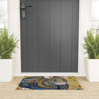 Gustav Klimt Style Mouse with Pink Ears Welcome Mat Gallery Image 3