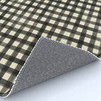 Watercolor Gingham - Black and Cream Rug Gallery Image 4