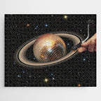 Galactic DJ II - Saturn Disco Ball Jigsaw Puzzle Gallery Image 1