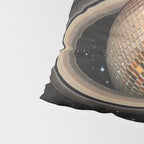 Galactic DJ II - Saturn Disco Ball Pillow Sham Gallery Image 4