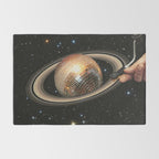Galactic DJ II - Saturn Disco Ball Rug Gallery Image 2