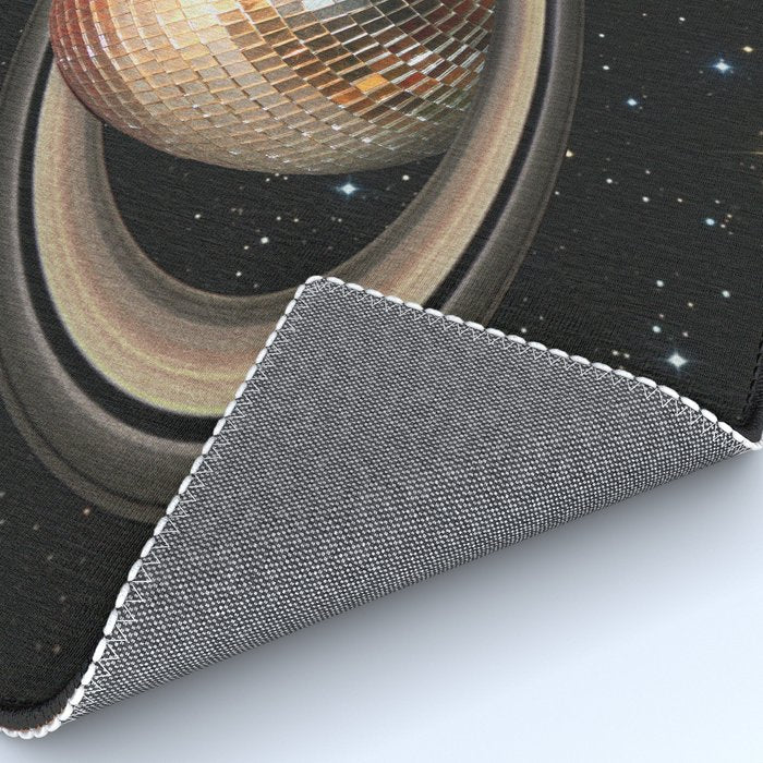 Galactic DJ II - Saturn Disco Ball Rug Gallery Image 4