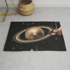 Galactic DJ II - Saturn Disco Ball Rug Gallery Image 1