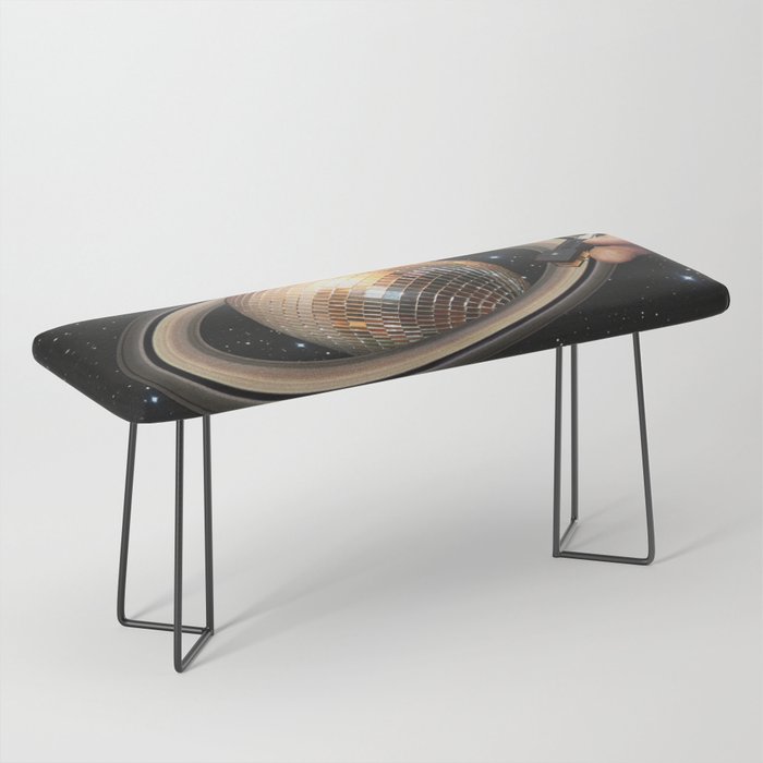 Galactic DJ II - Saturn Disco Ball Bench Gallery Image 1