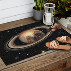 Galactic DJ II - Saturn Disco Ball Outdoor Rug Gallery Image 2
