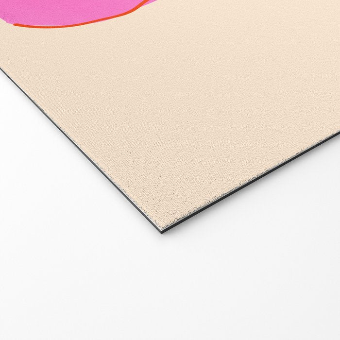 Hot Pink Tiger Portrait Welcome Mat Gallery Image 2