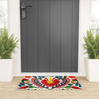 Red Mexican Flower Welcome Mat Gallery Image 3