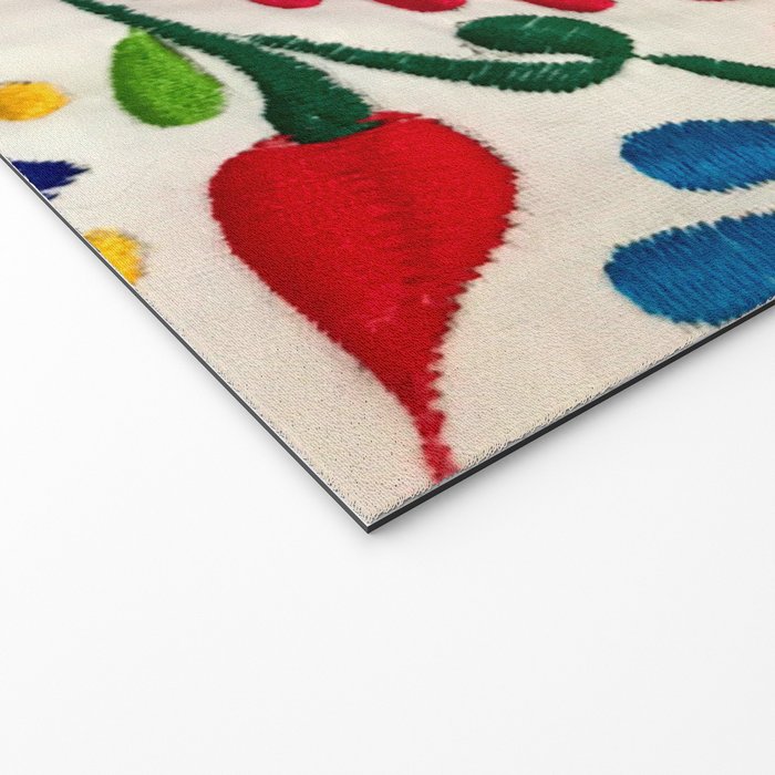 Red Mexican Flower Welcome Mat Gallery Image 2