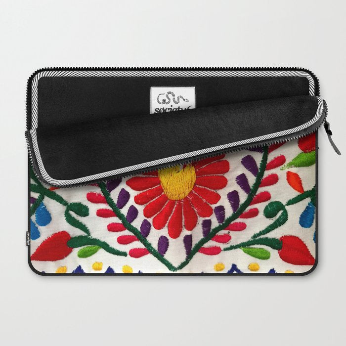 Red Mexican Flower Laptop Sleeve Gallery Image 2