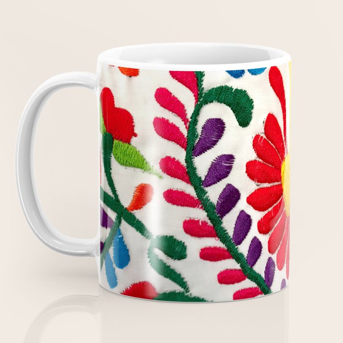 Red Mexican Flower Coffee Mug Gallery Image 3