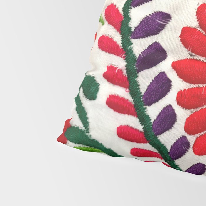 Red Mexican Flower Pillow Sham Gallery Image 4