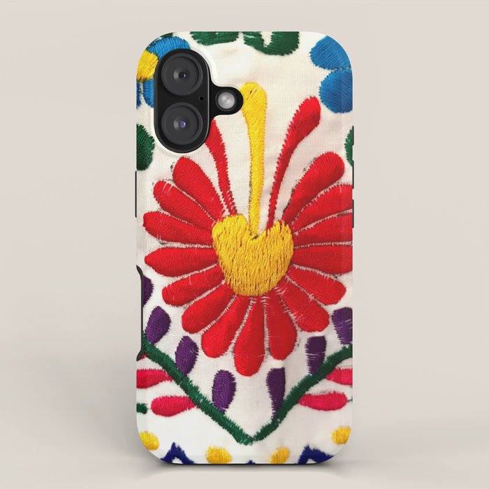 Red Mexican Flower iPhone Case Gallery Image 1