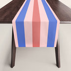 Blush and blue lines Table Runner Gallery Image 1