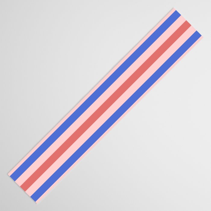 Blush and blue lines Table Runner Gallery Image 3