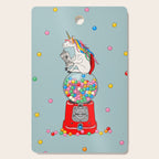 Unicorn Gumball Poop Cutting Board Gallery Image 1