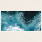 Breaking Waves - Aerial Ocean Print Desk Mat Gallery Image 3
