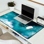 Breaking Waves - Aerial Ocean Print Desk Mat Gallery Image 2