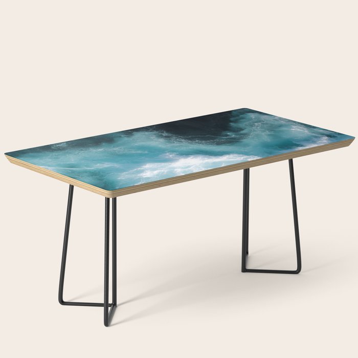 Breaking Waves - Aerial Ocean Print Coffee Table Gallery Image 1