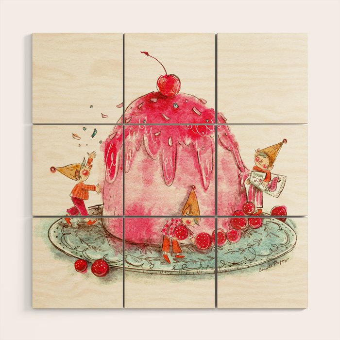 Baking Elves Wood Wall Art Gallery Image 1