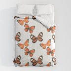 Orange Butterflies Comforter Gallery Image 6
